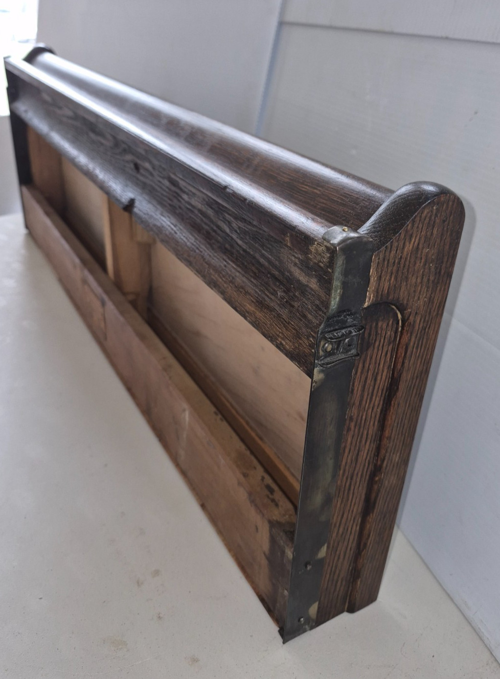 Antique Globe Wernicke Oak Barrister Bookcase Top D