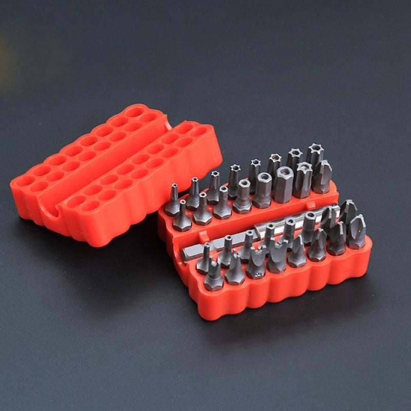33pcs Screwdriver Bit Kit Hex Head Drill Bit Collection with 1/4 Extender US