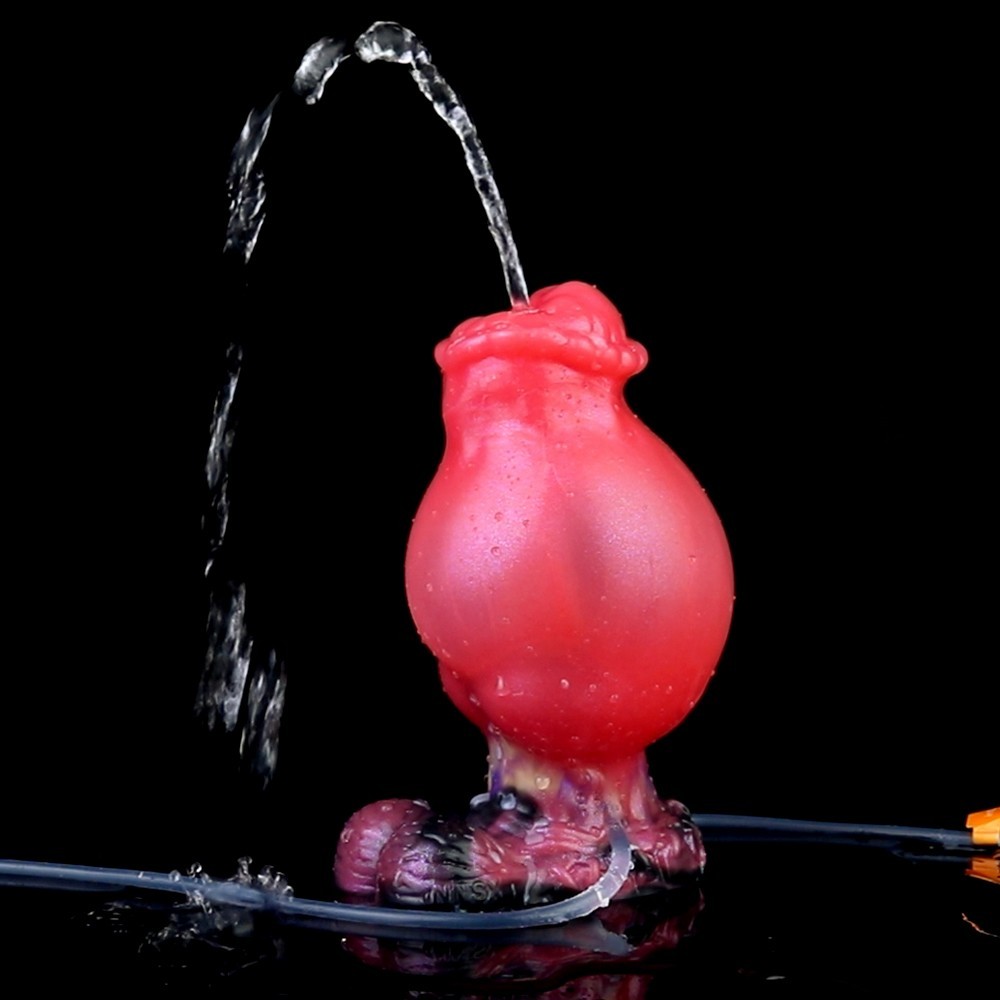 Fantasy Anal Plug Inflatable Ejaculation Dildo Squirting Penis Big Butt Expander