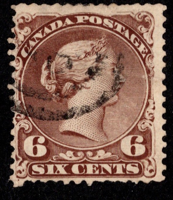 Canada Scott 27 Used.