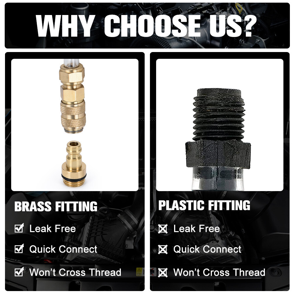 For Sea Star Hydraulic Steering Kit System Bleeder Filler Hose Boat Bleed Kit