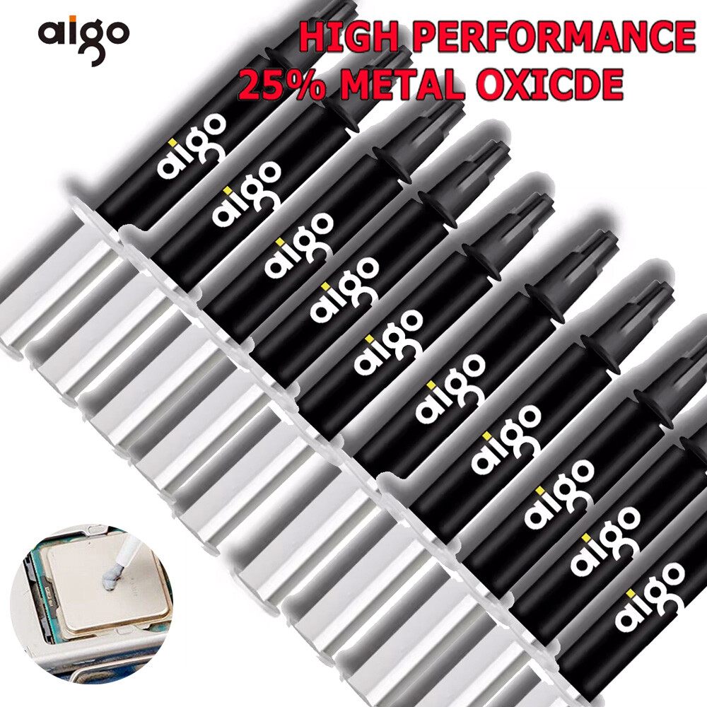 Thermal Paste Silicone Heatsink Compound Cooling Grease Syringe for PC Processor