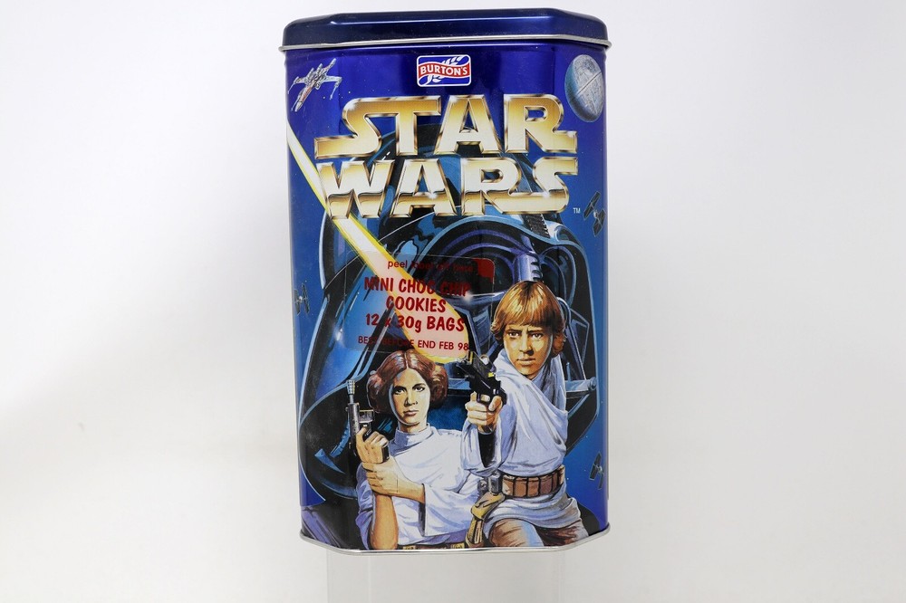 Star Wars Burton's Biscuits Tin 1997 complete with cookies