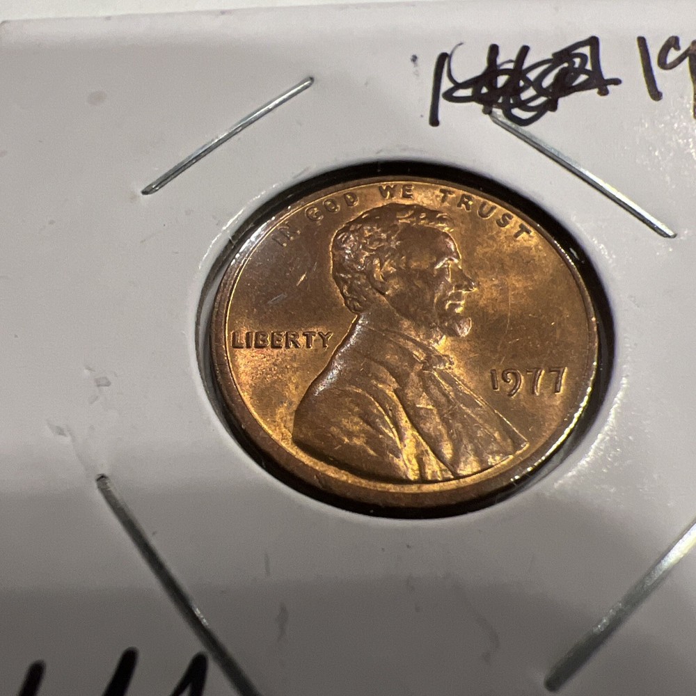 1977 P Lincoln Memorial Cent - BU