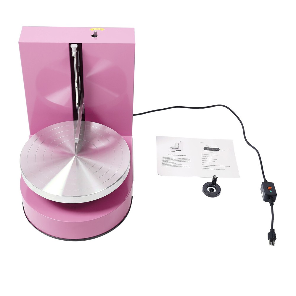Adjustable Cake Cream Spreading Machine Cake Decorating Machine W/LCD Display