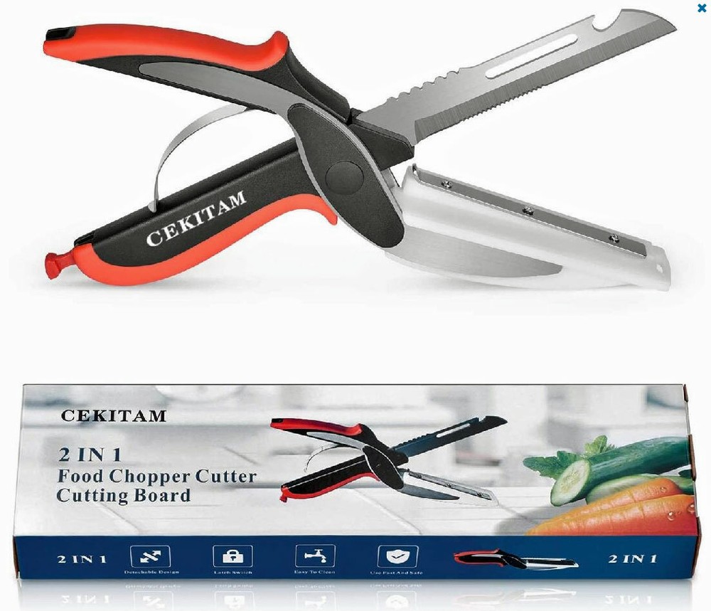2 Sets Multifunction Kitchen Scissors / Shears -Food Prep Cutting Slicing