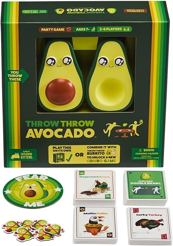 new sealed THROW THROW AVOCADO by Exploding Kittens A Dodgeball Card Game