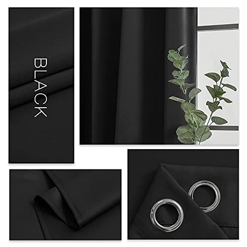 YGO -CSGJM, Polyester & Polyester Blend, Black, 2 Pack|52" Wide by 18" Long