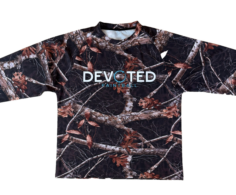 Devoted Shadow Timber Long Sleeve Jersey Sz 2XL