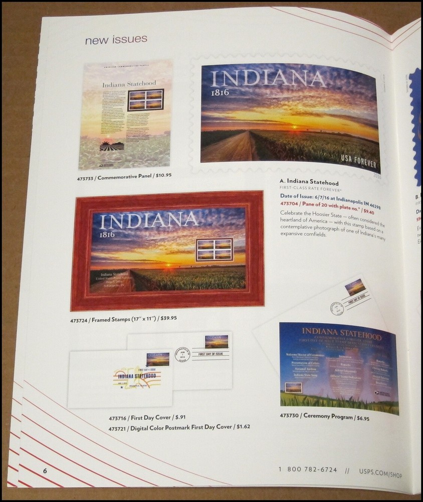 2016 USA Philatelic Stamp Catalog Volume 21 Q3 USPS StampApp Star Trek