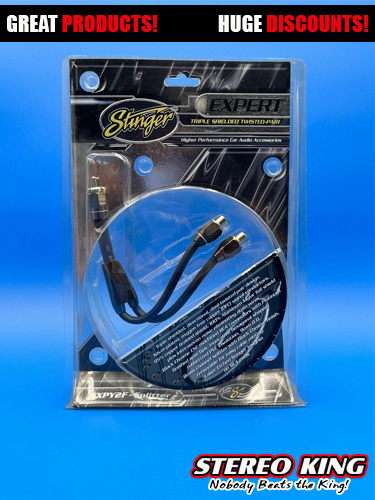 STINGER SXPY2F Expert RCA Y Triple Shield Twisted Pair High Performance Cable