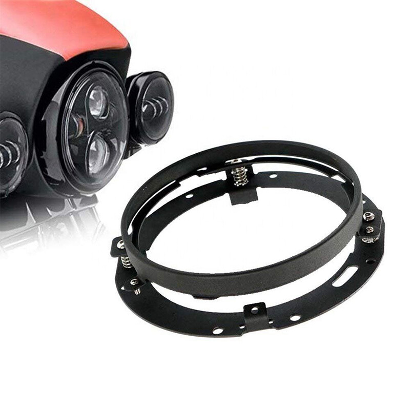 7" Headlight Mounting Bracket Ring Fits For Harley Touring Electra Street Glide