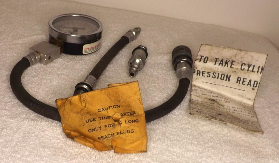 Automotive Engine Cylinder Compression Test Kit with/Adapters