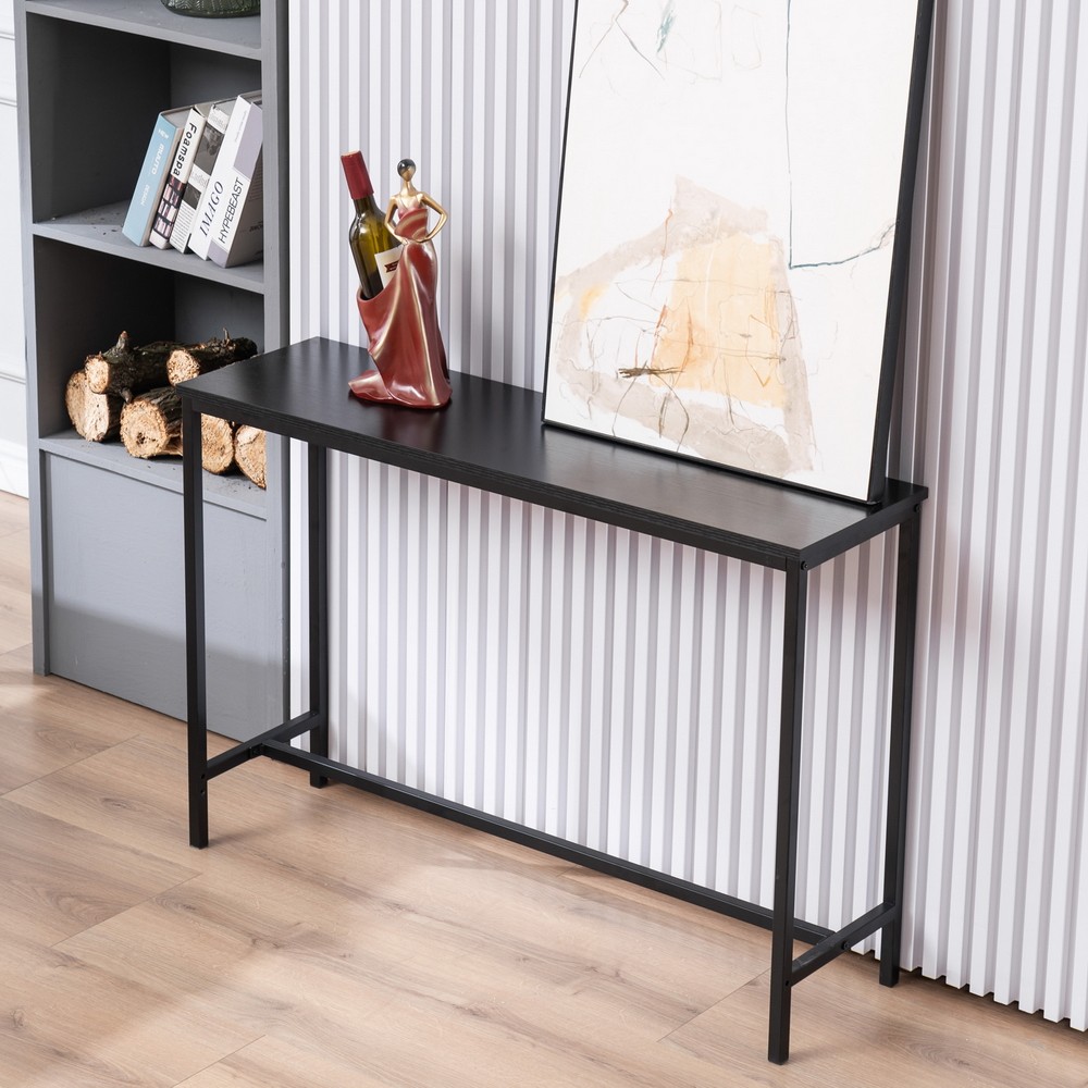 41” Console Table Hallway Entrance Table Sofa Table Behind Couch for Home