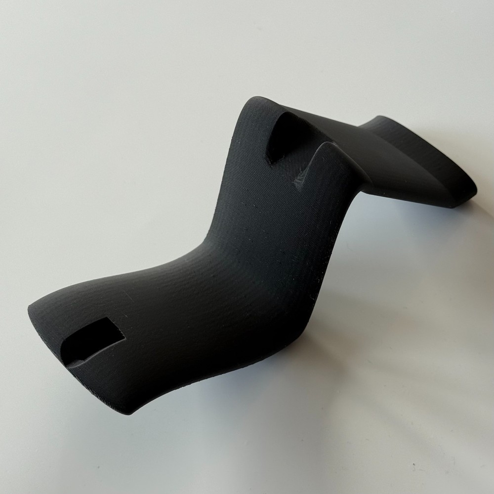 3D Printed Wave Knife Stand - EDC Knife Display Holder - Matte Black PLA