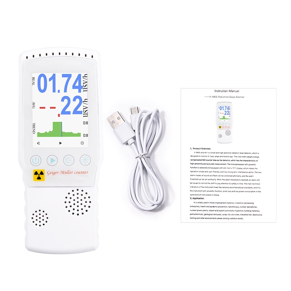Handheld Nuclear Radiation Detector with Dosimeter Function