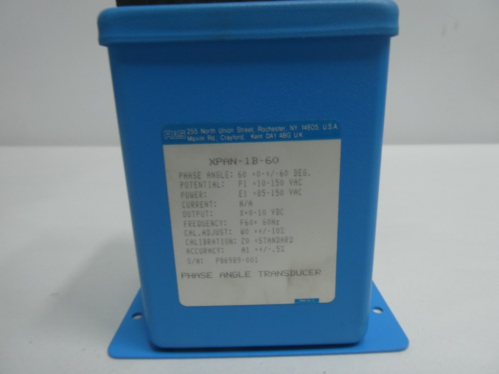 Ris XPAN-1B-60 Phase Transducer Angle 85-150v-ac
