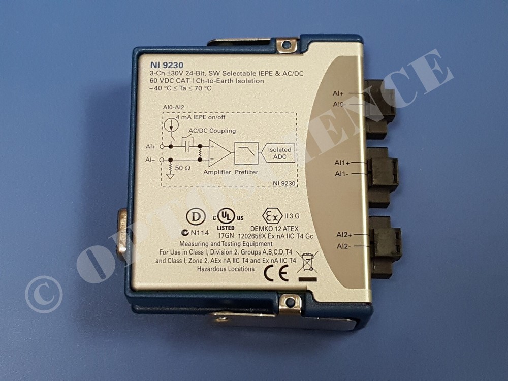 National Instruments NI 9230 cDAQ Sound and Vibration Input Module