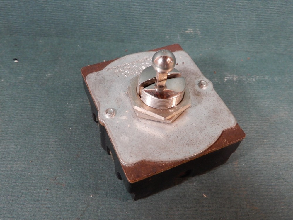 Arrow and Hart 80983-1 High Quality Toggle Switch Lightly Used