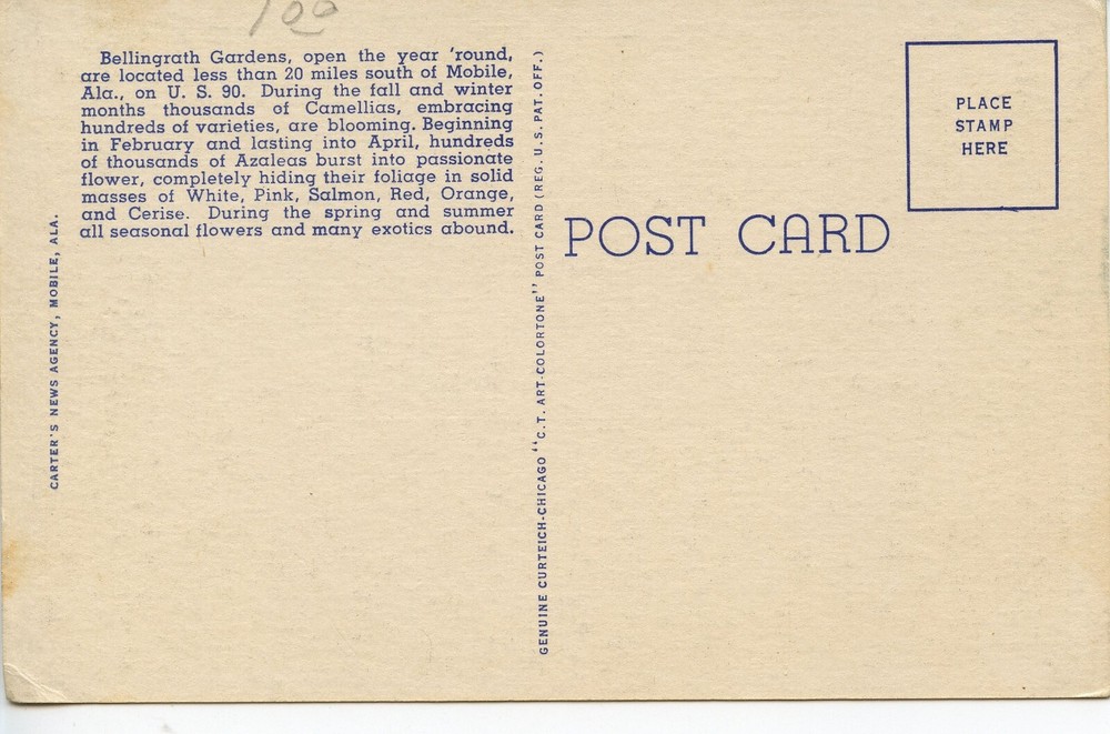 BELLAGRATH GARDENS, MOBILE, AL - PC341