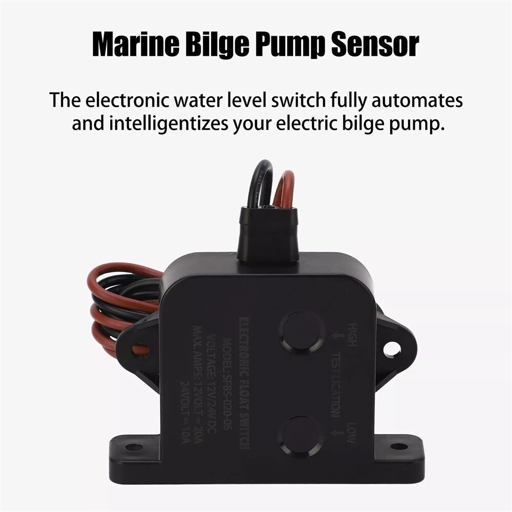 Marine Bilge Pump Sensor Electric Field Sensor Switch Automatic Alarm Water / ๑