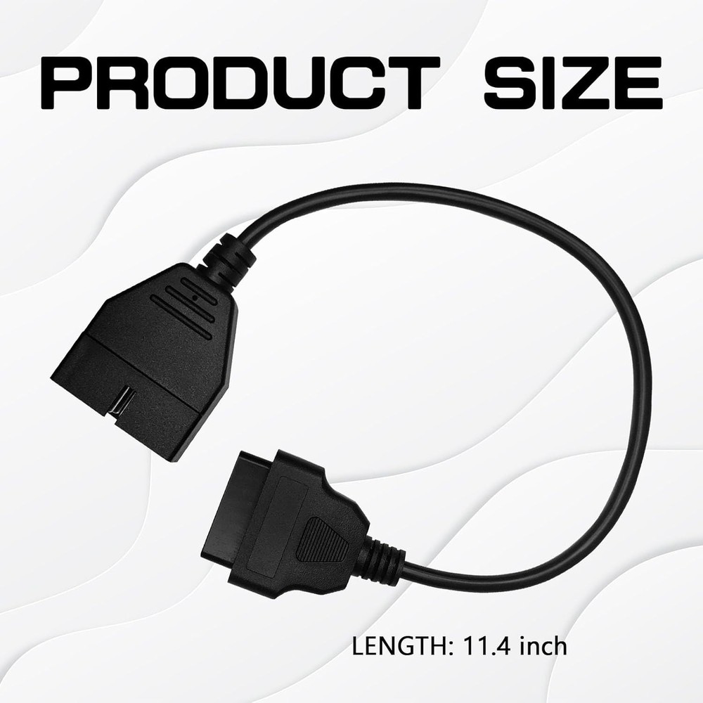 OBD1 Scanner, OBD1 to OBD2 GM Adapter, OBD 1 Scanner Cable Code Reader OBD1 12 P