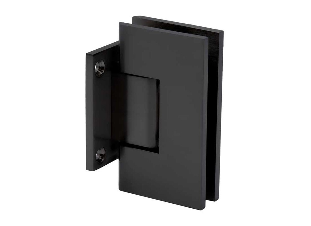 FHC Venice Adjustable Square Wall Mount Hinge Brass Matte Black Finish