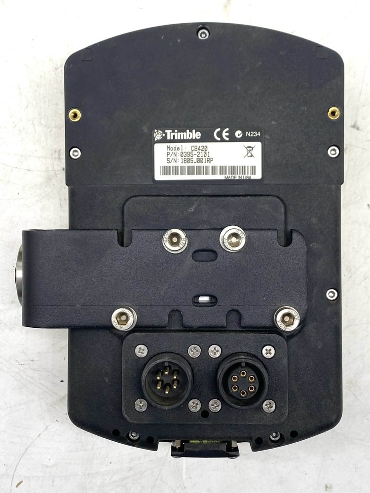 Trimble Grade Control Set CB420 Control Box & ST300 Sonic Tracers w/ Case.