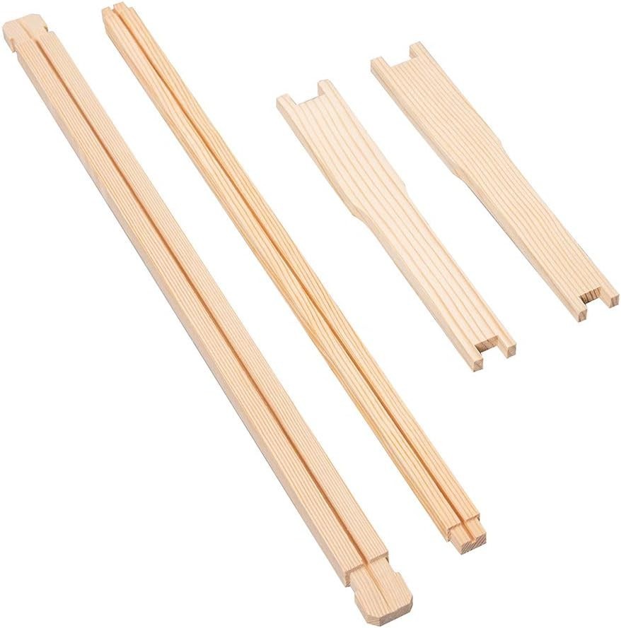 10-Pack Beeswax Coated Beehive Frames for Deep Brood Boxes - Easy Assembly