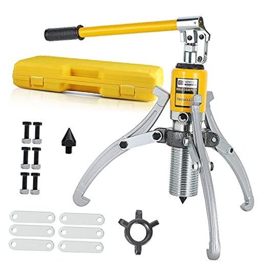 5T Hydraulic Gear Puller Wheel Bearing Pulling Separator Pump Adjustable Oil