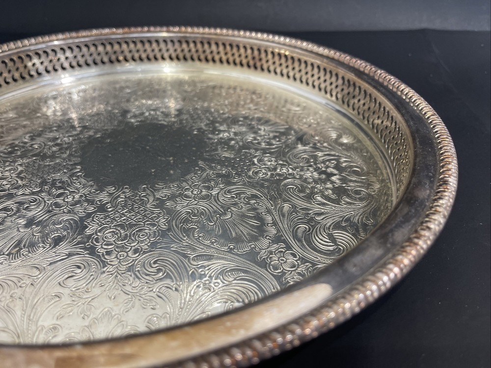 WM. ROGERS , SILVERPLATE, Pan 12” Diameter 4371G