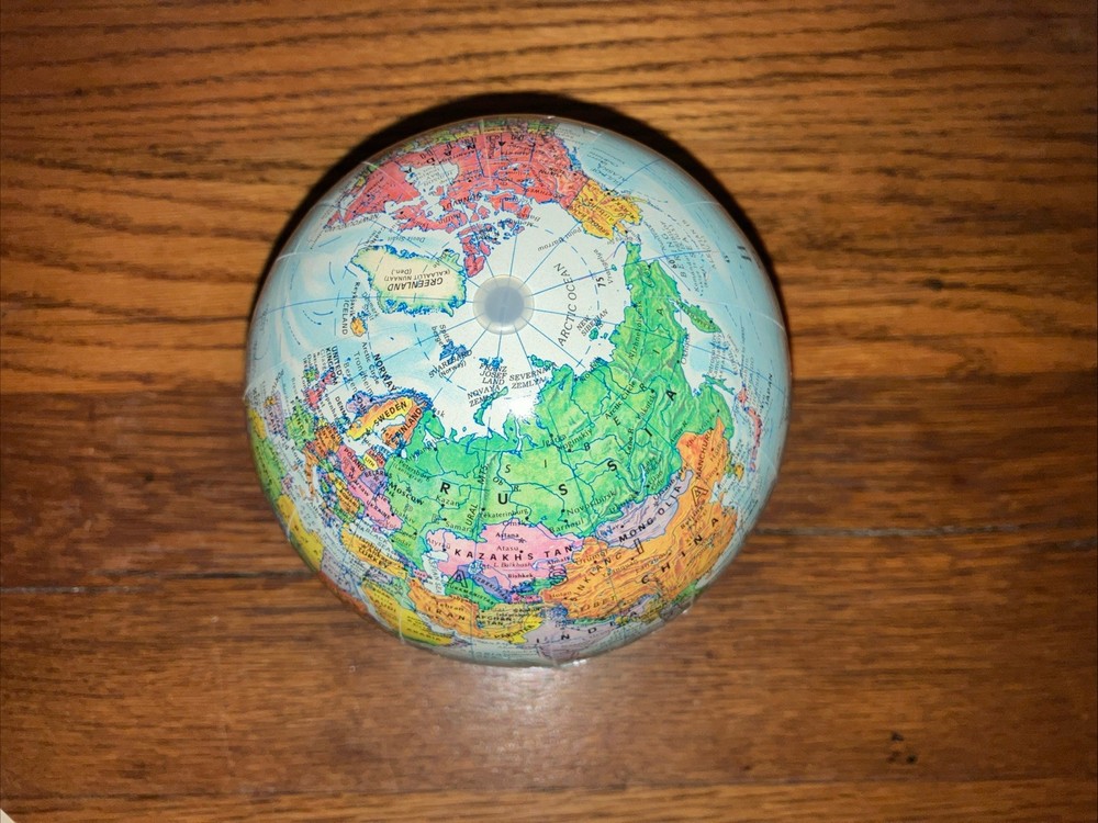Vintage 1991 Replogle World Globe 5”