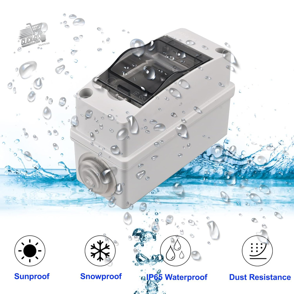 Waterproof Outdoor Electric Junction Box, 3 Modules Box Frame Ele