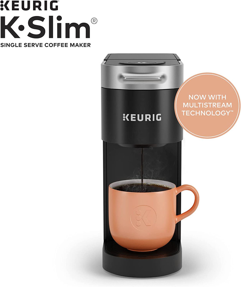 K-Slim Single Serve K-Cup Pod Coffee Maker, Multistream Technology, 3 Brew Sizes