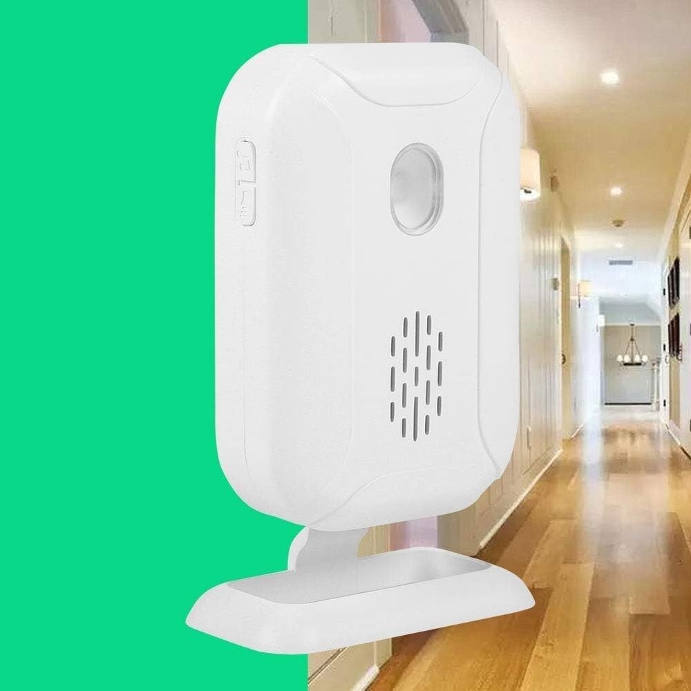 Wireless PIR Motion Detector Bell Alarm with IR Adjustable Volume
