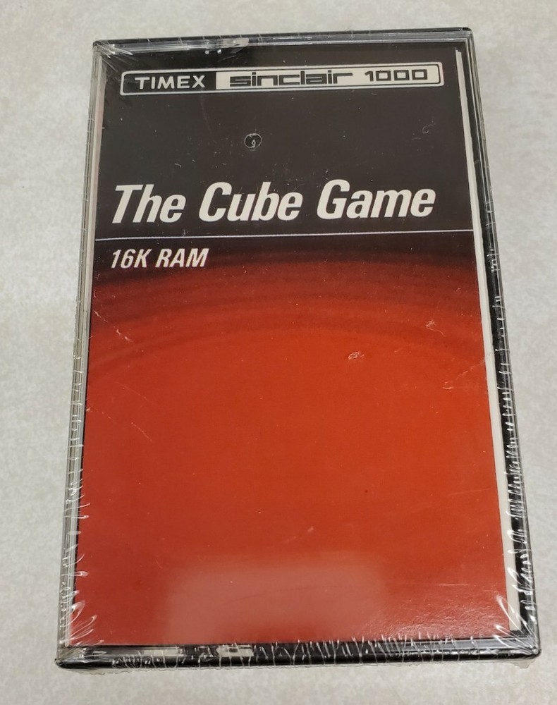 Timex Sinclair 1000 Software The Cube Game 16K Ram NOS Sealed!