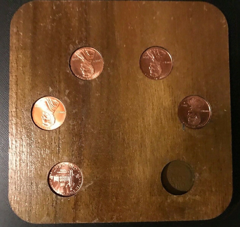 RARE 1909-2009 Lincoln One Cent Bicentennial Set CUSTOM & UNIQUE Solid WALNUT