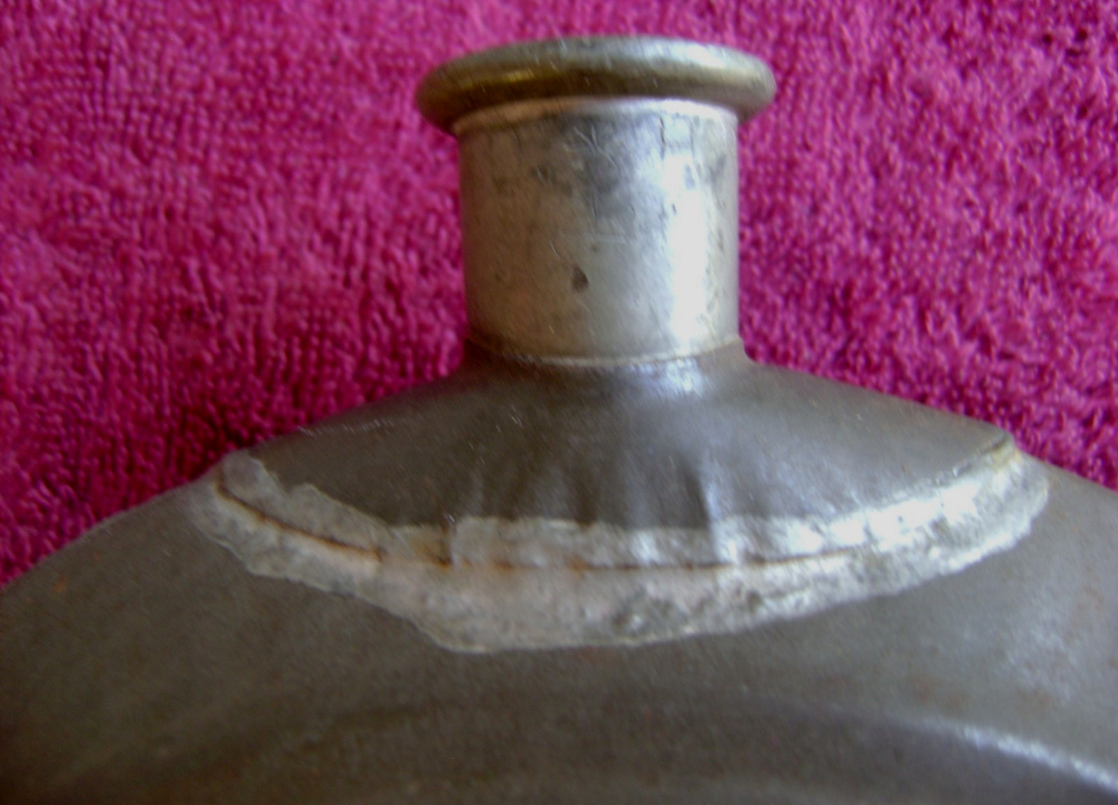 NICE CIVIL WAR ERA UNION NON- EXCAVATED "BULLSEYE" CANTEEN