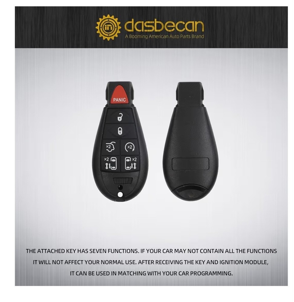Dasbecan 601-082 Wireless Ignition Module. 2011-2013 Dodge,Ram,Jeep. open box
