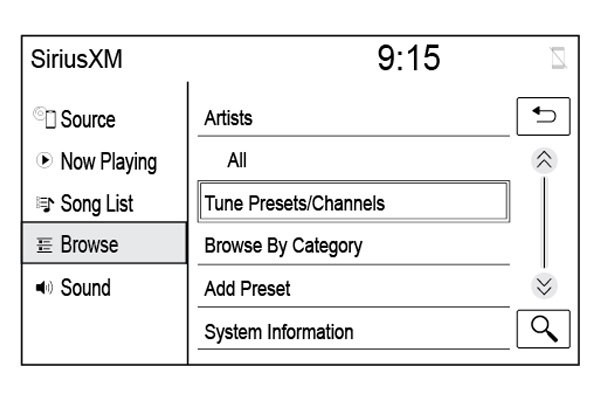 VAIS Technology GSR SiriusXM Satellite Radio interface
