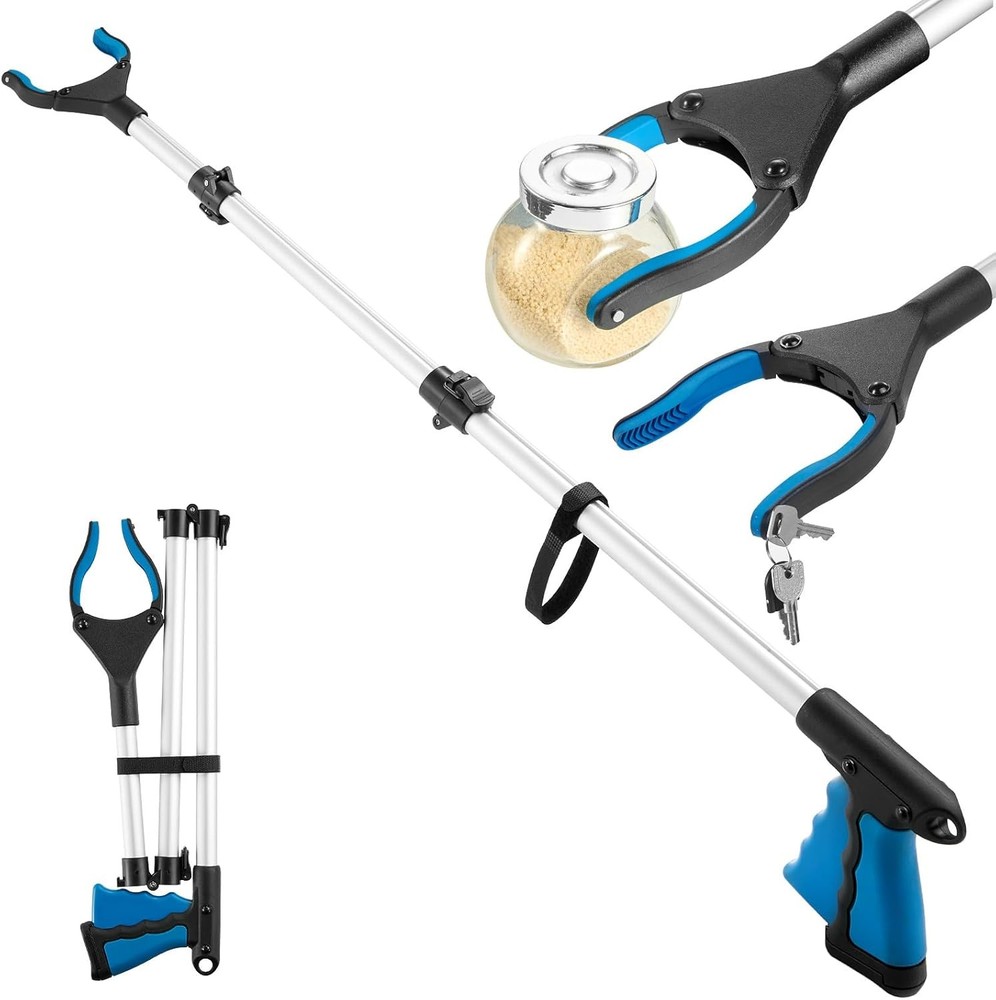 43 Inch Extra Long Grabber Tool Foldable Reaching Tool Grabber Pickup Tool