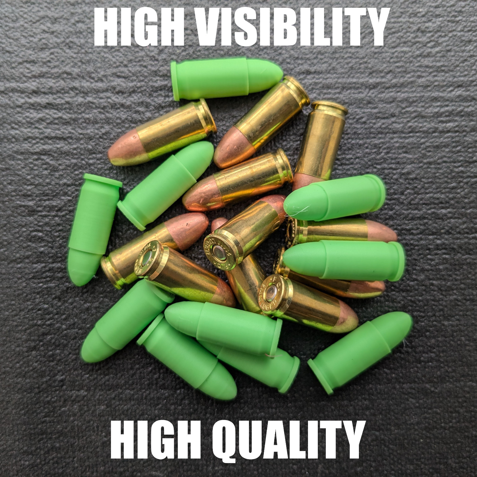 Pistol Caliber Variety 70pack 22LR 380acp 9mm 45acp Snap Cap Dry Fire Rounds USA