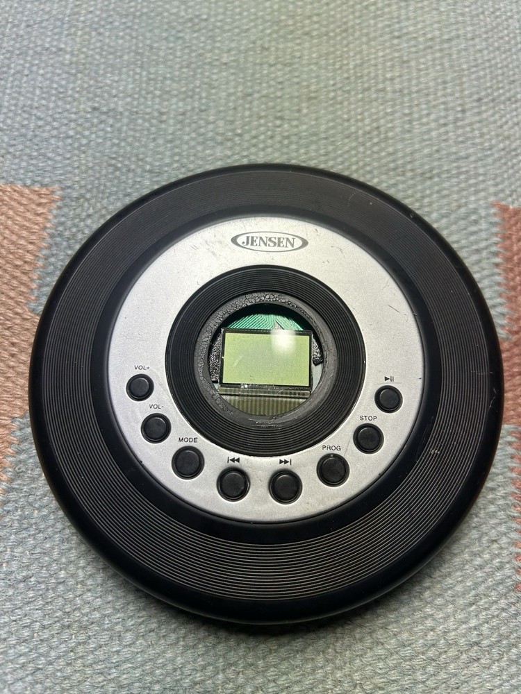 Jensen CD-60B Personal Portable Compact CD Player Walkman Tested Works