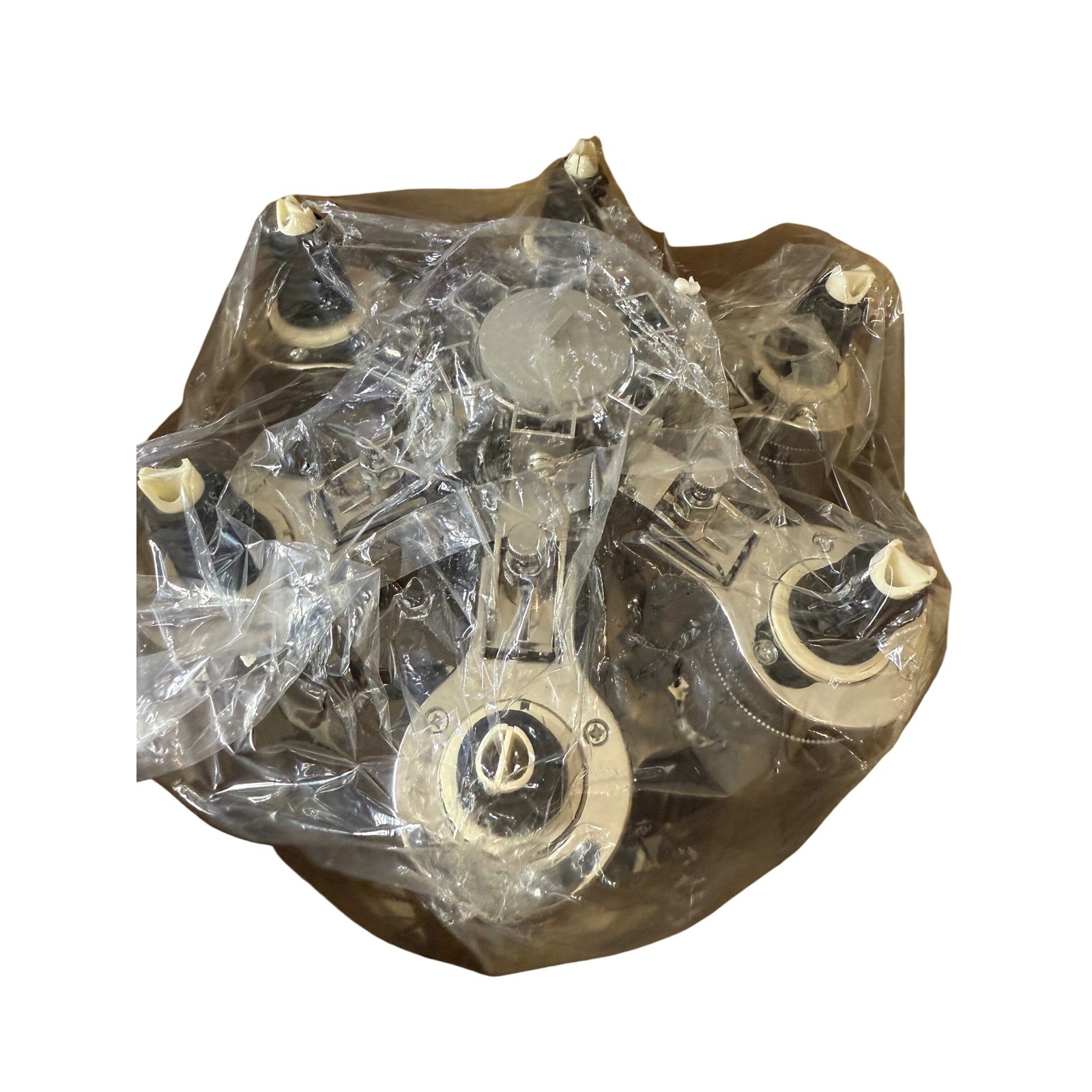 Cocktail Carousel 6 Bottle Liquor Dispenser Bar Home Party Rotating Drink Mixer