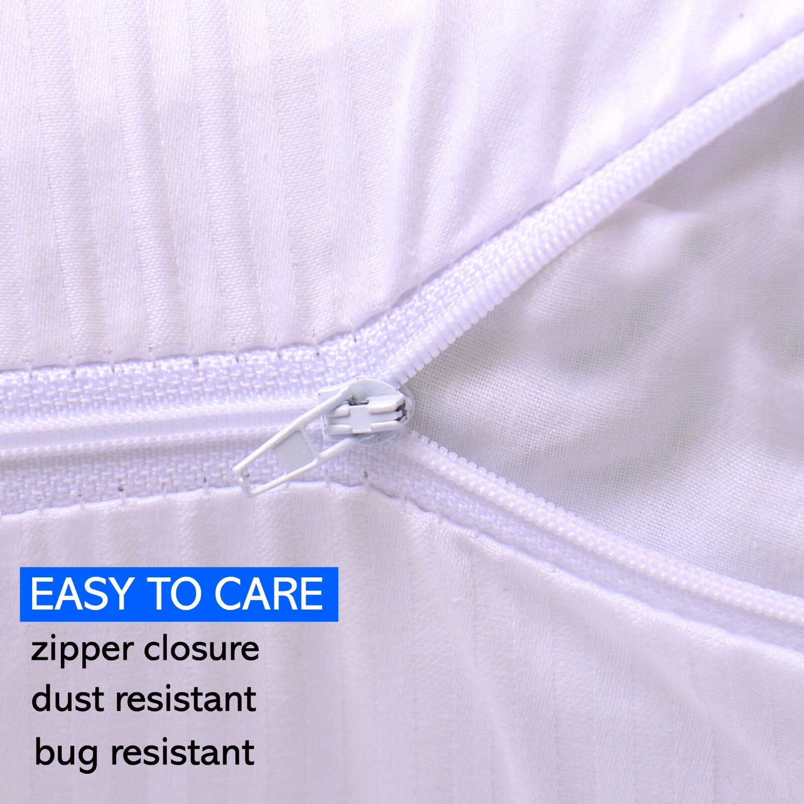 Pillow Protectors King Size 100% Cotton 20x36In Pack Of 2