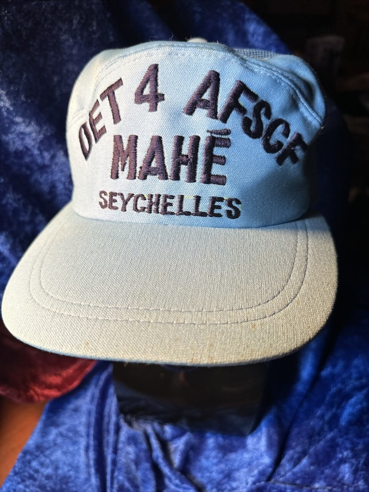 Set 4 AFSCF MAHE Seychelles Trucker Hat. Cap Snap back Rare