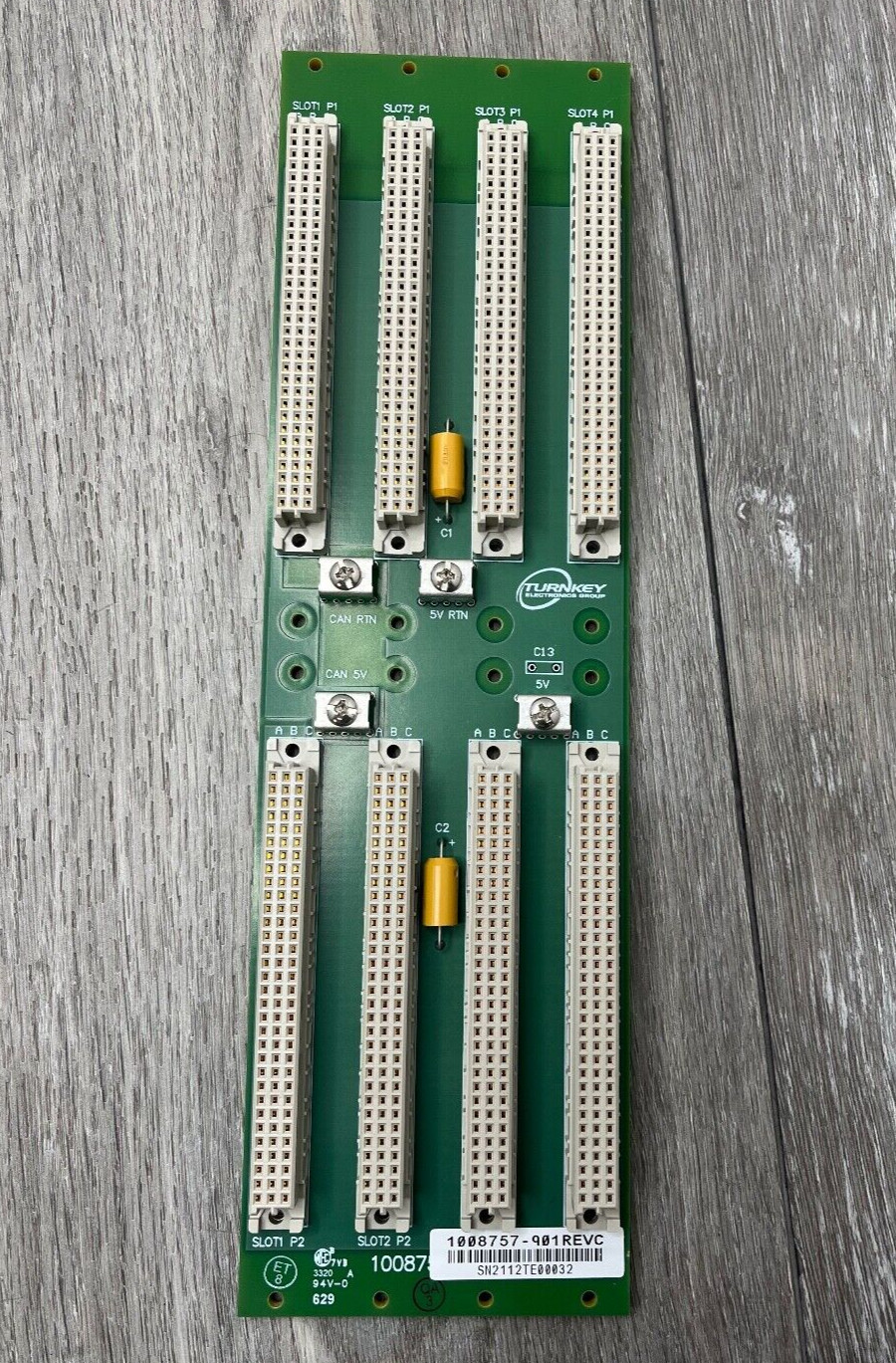 Turnkey VME High Performance Backplane Board 1008757-901REVC