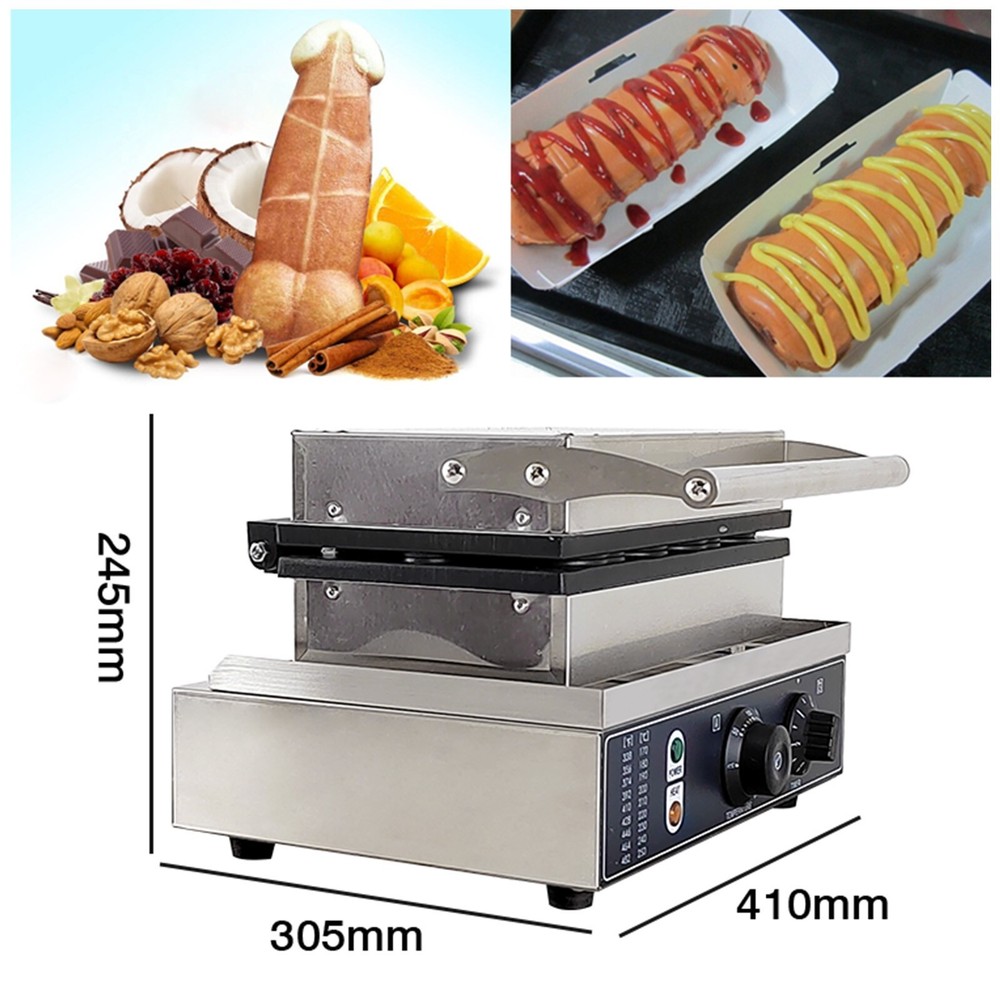 95% New Waffle Machine Waffle Iron sticks Maker-Strange Shape,4 Sticks