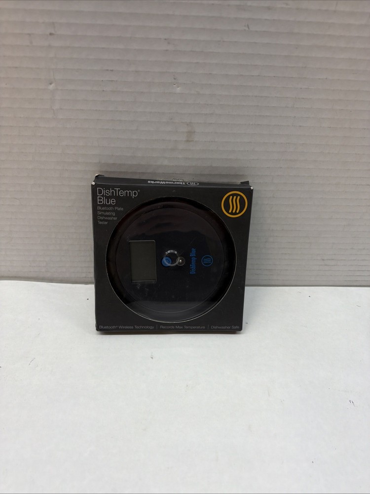 ThermoWorks DishTemp Blue Plate-simulating Dishwasher Thermometer