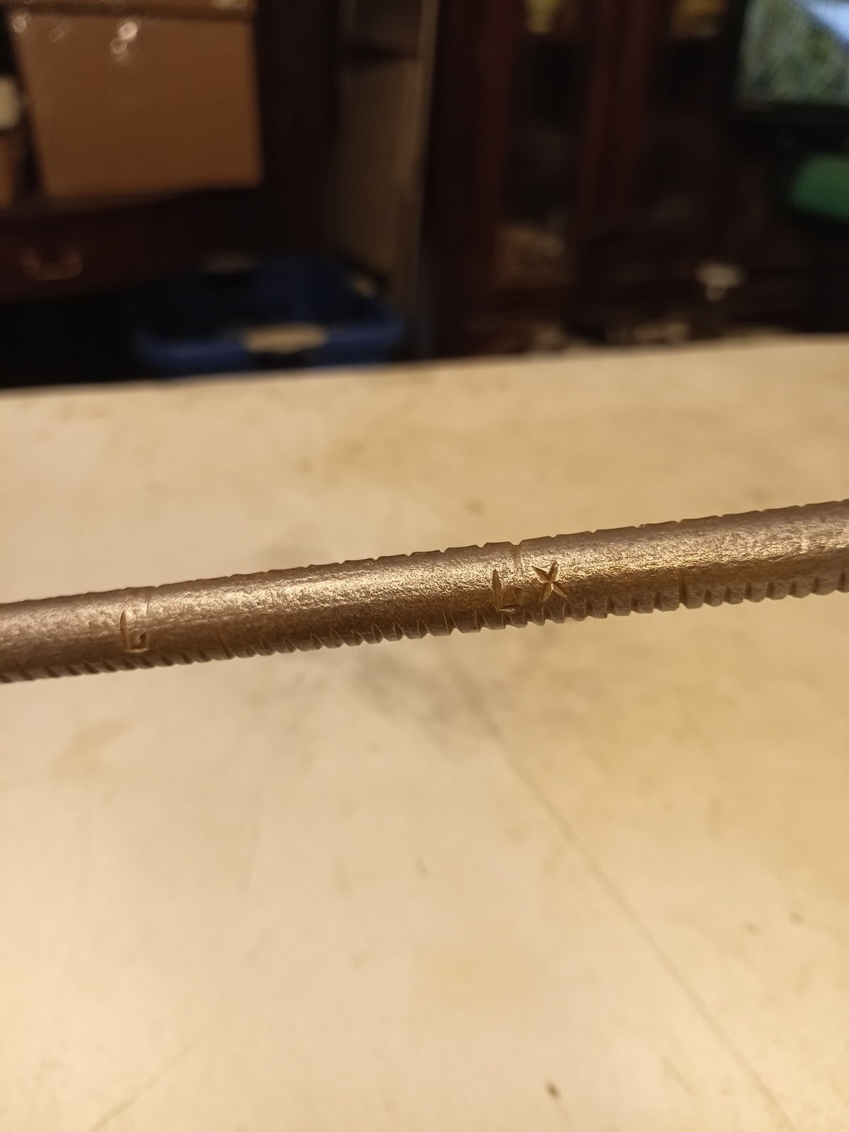 Antique Steelyard Scales With Roman Numerals Steel Primative